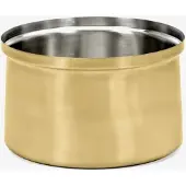 Serax IJsemmer XL geborsteld goud PVD Hoogte: 175 mm ø: 290 mm