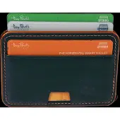 Tony Perotti Furbo EVO RFID leren Pasjeshouder - Blauw/Oranje