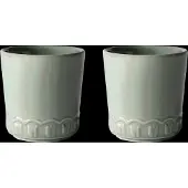 PotteryJo Tulipa beker 20 cl 2-pack Verona green