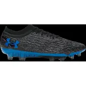 Under Armour Magnetico Elite 5 Gras Voetbalschoenen (FG) Zwart Blauw