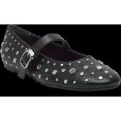 Tamaris Ballerina met riempjes zwart
