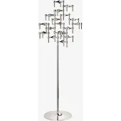 STOFF Nagel Candelabra 70 Cm - Kaarshouders Zinklegering Chrome - 7004