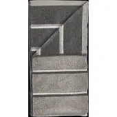 Zone Denmark Sauna handdoek Eucalyptus-olive green-soft grey, 70x140 cm