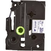 Brother TZe-FA4B Tape Blauw op wit (18 mm)
