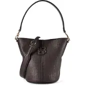 BOSS Schoudertas in leerlook model 'ANETT'