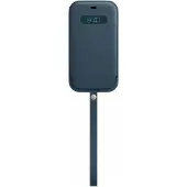 Apple iPhone 12 Pro Max Leather Sleeve MagSafe Baltic Blue