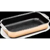 Haws Santo braadslee ovenschaal hybrid coating roségoud 32x18 cm