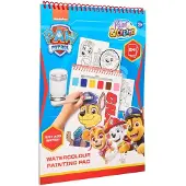 Canenco Paw Patrol waterverf kleurboek met penseel en 24 pagina's.