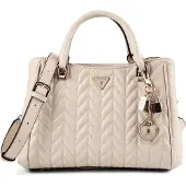 GUESS handtas schoudertas Stacey Girlfriend Satchel Light Beige