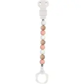 Nattou Fopspeenketting Silicone Roze | 1 stuk