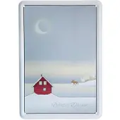 Goebel - Scandic Home | Metalen wenskaart Winter Dream | Kerstkaart - 14cm