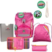 DERDIEDAS ErgoFlex Eco schooltas set 5st. roze