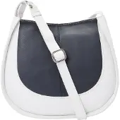 VOi Schoudertas 'Boston' navy / wit
