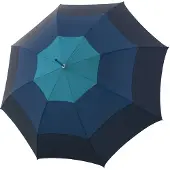 Doppler Paraplu 'Elegance' navy / kobaltblauw / cyaan blauw