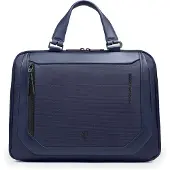 Piquadro Lyss Aktentas 36.5 cm Laptopvak met uitbreidingsplooi blauw
