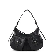 Coccinelle Mavery Schoudertas Leder 35 cm - Dames - noir