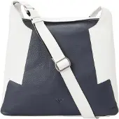 VOi Schoudertas 'Boston' navy / wit