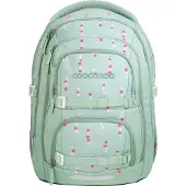 Coocazoo Rugzak 'Porter' mintgroen / pastelgroen / poederroze / watermeloen rood