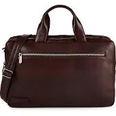 Plevier Jimmy Aktentas Leder 31 cm Laptopvak bruin