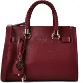 Liu Jo handtas schoudertas Manh Satchel Brick Red wijnrood