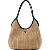 GUESS Schoudertas 'Kirsten' beige / zwart