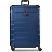 Tonino lamborghini Milano 4-wiel Trolley XL 83 cm speciale maat met rekbare vouw blauw