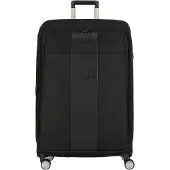 Piquadro Brief 4 wielen Trolley 78 cm met uitbreidingsplooi zwart