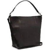 The Chesterfield Brand Zira Waxed Pull Up Schoudertas - Bruin