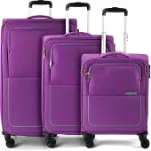 American Tourister Kofferset 'Air Wave' lila