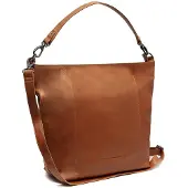 The Chesterfield Brand Zira Waxed Pull Up Schoudertas - Cognac