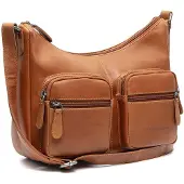 The Chesterfield Brand Valenora Schoudertas cognac