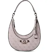 GUESS schoudertas Lindsey Hobo Orchid Logo oud roze