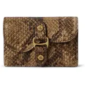 Ralph Lauren Tasha Portemonnee Leder 11 cm bruin