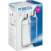 Brita Sodatrio - 2 Glazen Flessen Accessoires Voor Sodamaker En Bruiswatermachine Fles