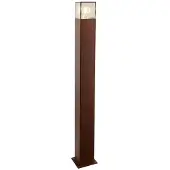 Olucia - SANEL - Paaltjeslamp - Roestkleurig - Vorm: Rechthoek