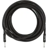 Fender Professional 7.5M/25ft Straight Instrument Cable Black