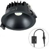 EVN C54N10090925 C54N10090925 LED-inbouwlamp LED LED vast ingebouwd 10 W Zwart