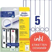 Avery Ordnerrugetiketten Zweckform 29,7 X 38 Mm Wit 125 Stuks