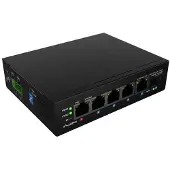 Lanberg ILFE-4P-1GE-1S-90 Switch ILFE-4P-1GE-1S-90 Light Indus. PoE 1xBT 3xAT