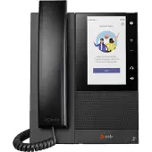 HP Poly CCX 505 Business Media Phone Vaste VoIP-telefoon Touchscreen Touchscreen Zwart