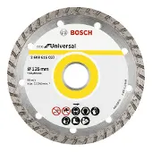Bosch Diamantzaagblad voor constructie - - Eco Turbo 125 mm - 125x22,23x2,4x7 mm - Beton, baksteen, kalksteen, tegels - PRO accessoires