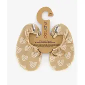 SLIPSTOP Caramel Regenboogjes kinder schoenen beige maat 21/23