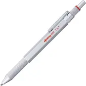 Rotring 300 3-in-1 Multipen - Balpen en vulpotlood - 0,5 mm - Balpenpunten met zwarte en rode inkt - Zilveren behuizing
