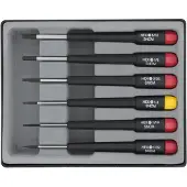 Donau Elektronik Schroevendraaierset Elektronica en fijnmechanica 6-delig Inbus