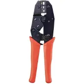 Toolcraft 1486609 Krimptang 1 stuks Geïsoleerde kabelschoenen, Geïsoleerde connectoren (male), Geïsoleerde stootverbinders 0.5 tot 6 mm²