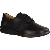 Ganter Veterschoen 'Schnürschuh Herren 256701-0100 Echtleder in schwarz' zwart