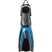 Tusa Hyflex Switch Duikvinnen - High-Performance zwemvinnen met efficiënte krachtoverdracht - Zwart/Blauw - Maat L (43–46) - (28–30 cm) - SF-0104 L FB