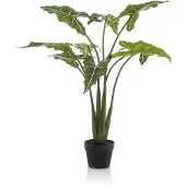 Emerald - Kunstplant Alocasia Frydek 120cm - Kunstplant voor binnen