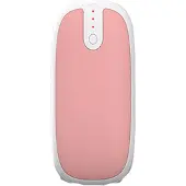 Zazitec 10000mAh, USB-C Powerbank - Roze - Handwarmer