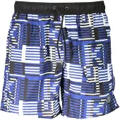 Karl Lagerfeld Blu Polyester Heren Zwem Boxer